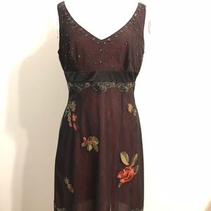 Adriana Papell Embellished Dress